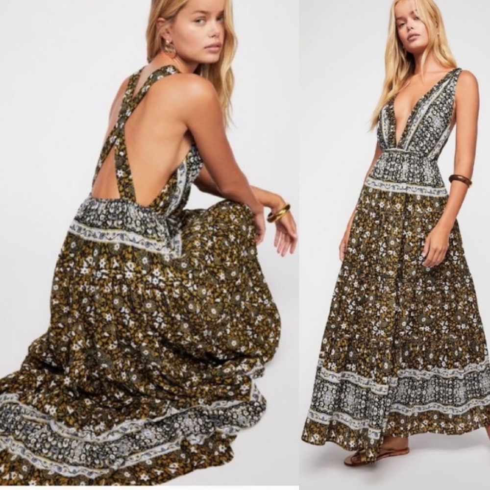 Free People Boho Summer Maxi Dress